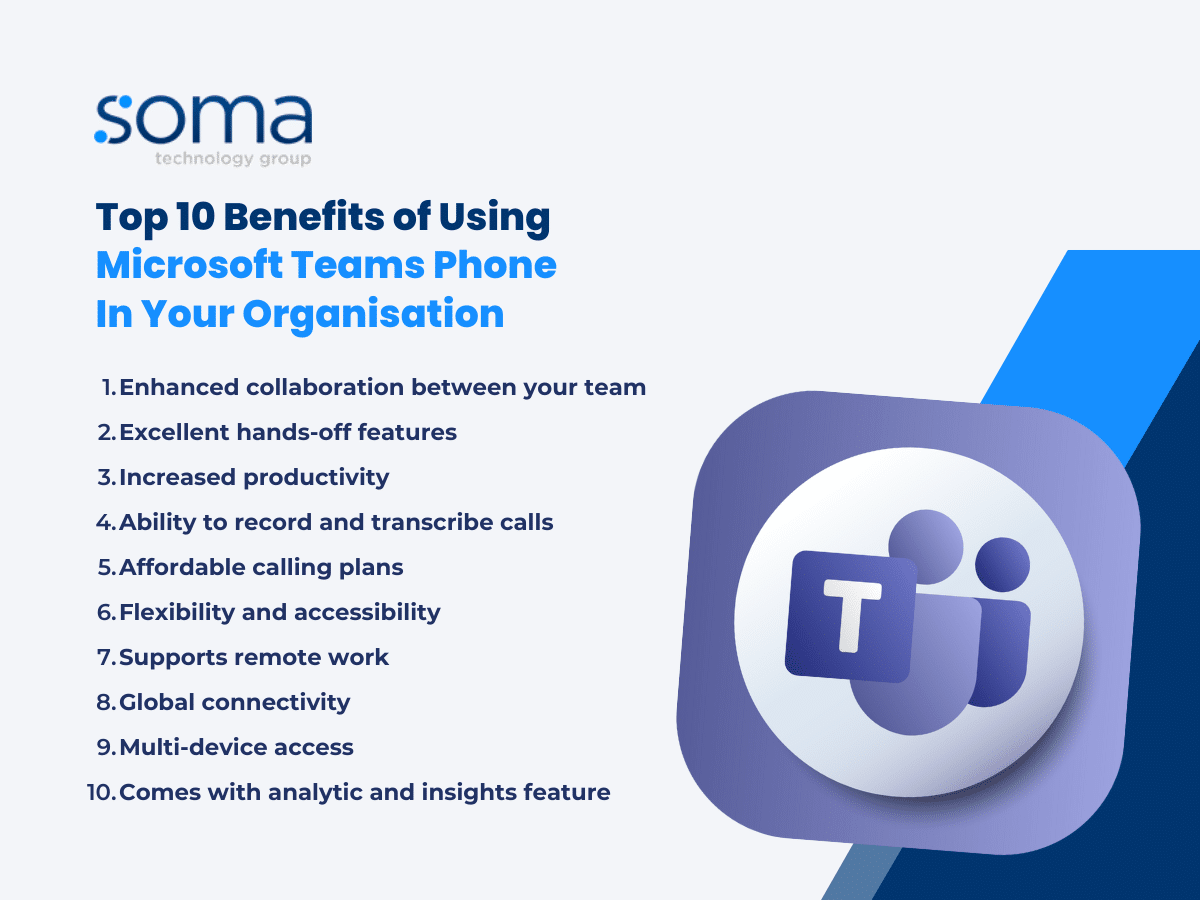 Benefits of Microsoft teams phone