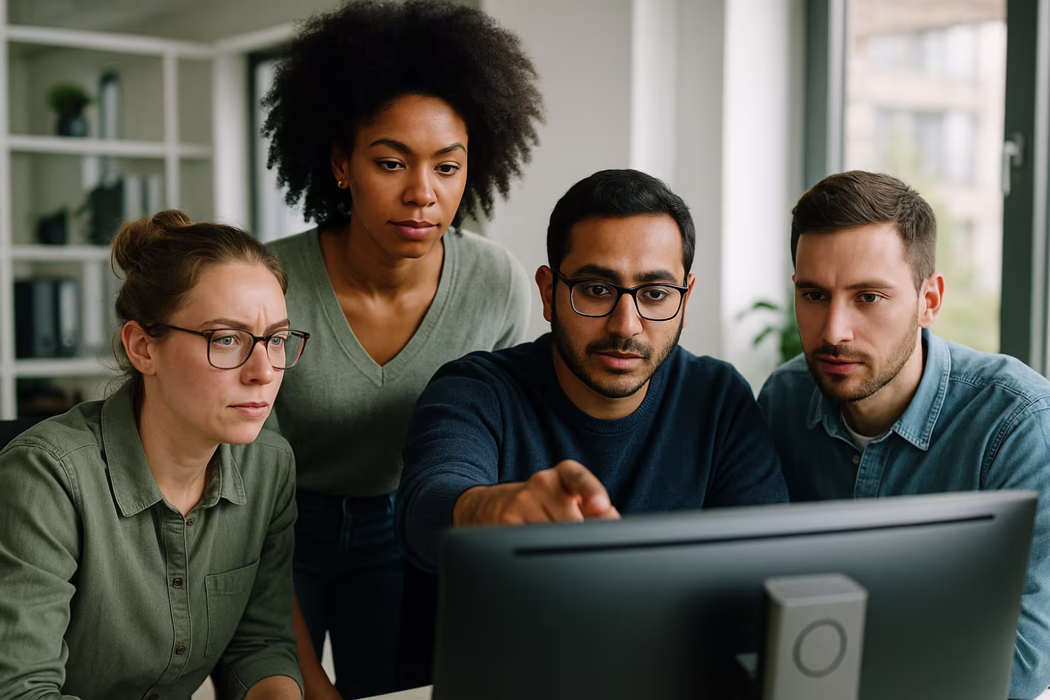 IT team collaborating on infrastructure optimization